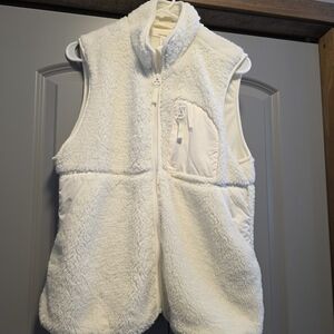 Maurices Cream Sherpa Fleece Vest